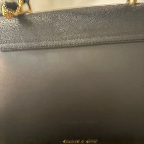 Charles and Keith Black Leather satchel - Picture 4 of 11